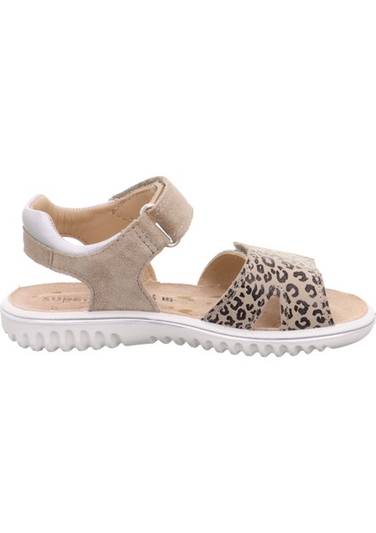 Sparkle Kız Çocuk Bej Leopar Sandalet fırsatları