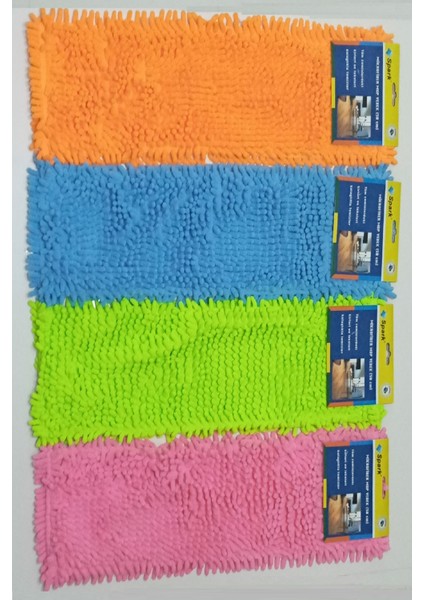 2 Adet Spark Makarna Mop Ucu Mikrofiber Paspas Yedeği 50 cm