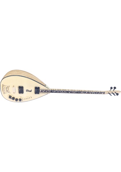 Uzun Sap Lesli Efektli Elektro Saz - Bağlama Dest-W2