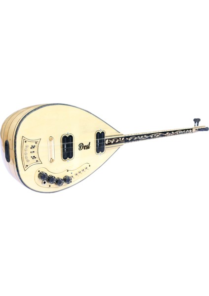 Uzun Sap Lesli Efektli Elektro Saz - Bağlama Dest-W2