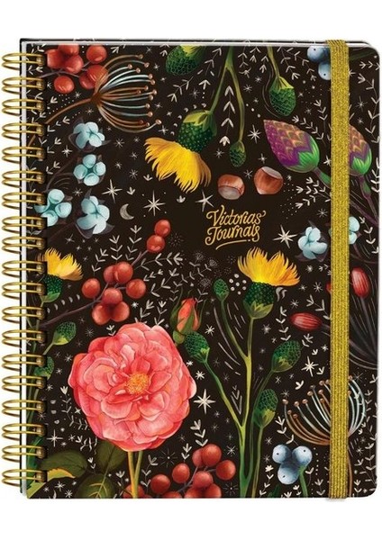 Victoria's Journals Sert Kapaki Spiralli Defter 17X24 cm 90 Gr. 96 Yp.çizgili