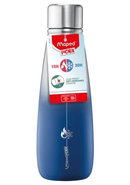 Maped Picnik 500 ml Yetişkin Termosu Mavi 871103