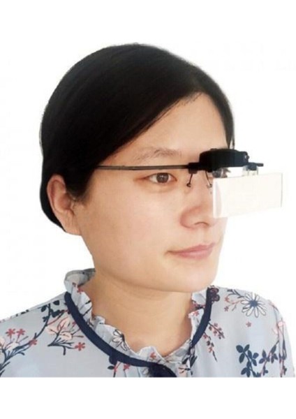 Işıklı Değişebilir 3 Lens Gözlük Büyüteç fırsatları