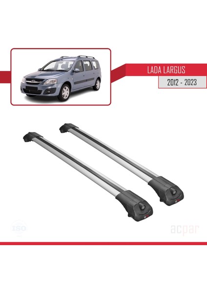 Lada Largus 2012 ve Sonrası ile Uyumlu Ace-1 Ara Atkı Tavan Barı Gri