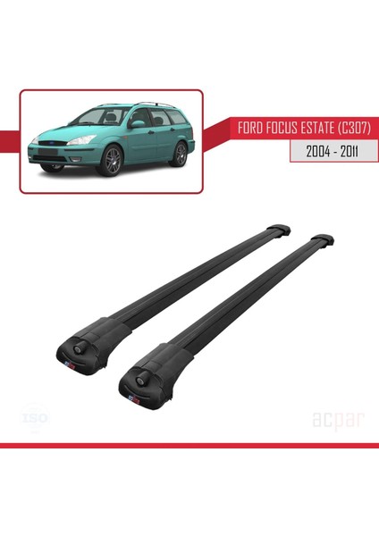 Ford Focus Estate (C307) 2004-2011 Arası ile Uyumlu Ace-1 Ara Atkı Tavan Barı Siyah modelleri