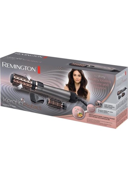 AS8810 Keratin Protect Döner Başlı Fırça