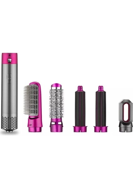 5 In 1 Profesyonel Saç Şekillendirici Fırça Taraklı Kurutma Fön Makinesi 1000 Watt fırsatları