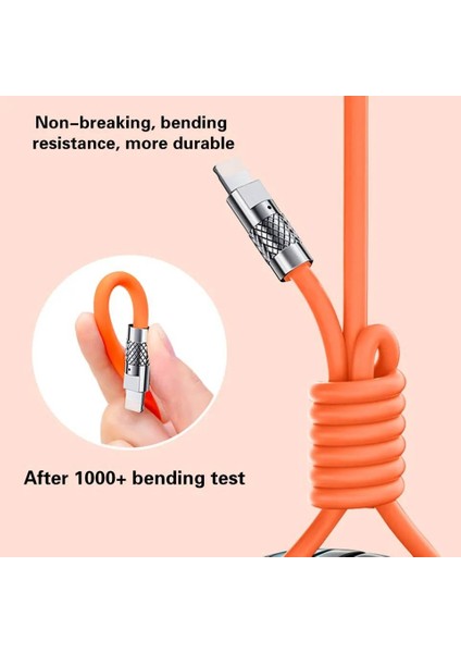 BN63 3in1 120W 6A Süper Hızlı Şarj Data Kablosu Kalın Silikon Kablo 1,2 Metre fiyatları