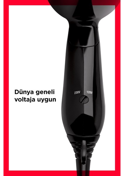 Katlanabilir Seyahat Tipi Saç Kurutma Makinesi RVDR5305E2