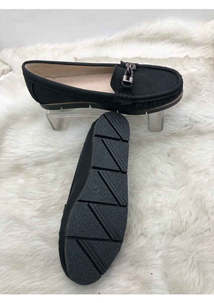 Çiğdem Siyah Önü Taş Detaylı Kadın Babet - Siyah - 39 - ST02573-13019 modelleri