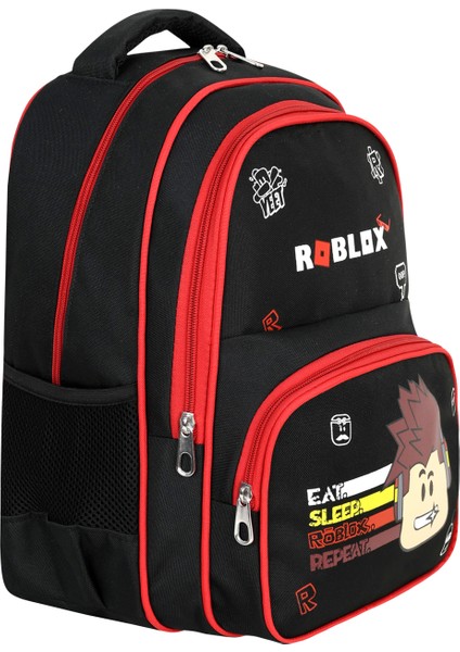 Roblox Siyah Ilkokul ve Beslenme Çantası Seti