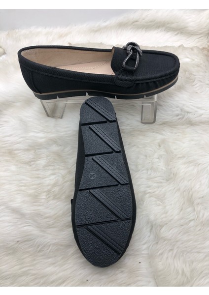 Çiğdem Siyah Taş Boğumlu Kadın Babet - Siyah - 36 - ST02571-13005 modelleri