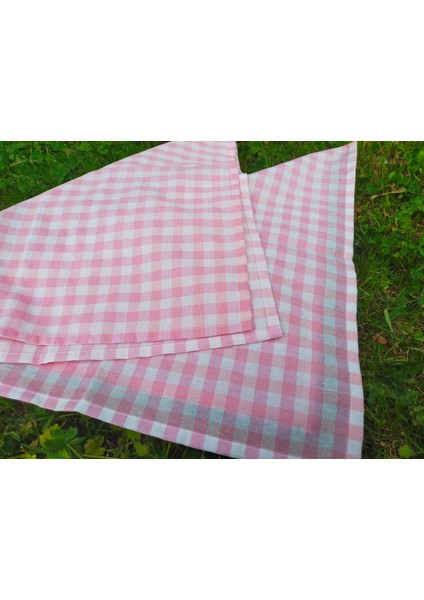 Pembe Pötikare Servis Peçetesi Tekli - Piknik Seti Için