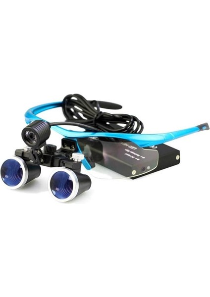 3,5x Loupe Değişen Pupil Mesafeli, 5W LED Işıklı Gri