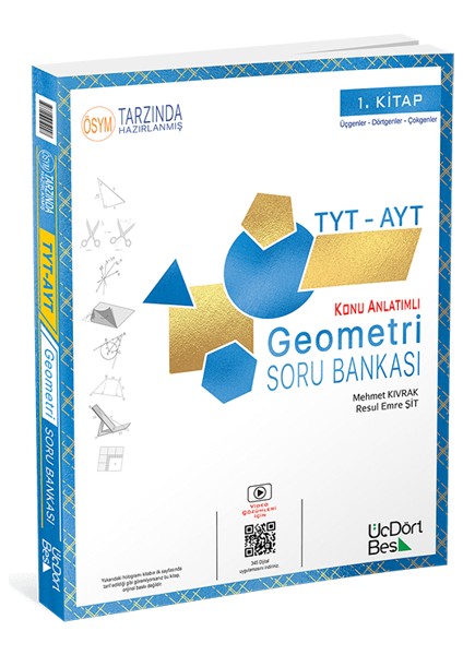 TYT Matematik Geometri Soru Bankası Seti 2 Kitap modelleri