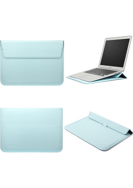 Apple Macbook Pro 13 Inç A1706-A1708-A1989-A2159 Uyumlu Deri Kılıf Çanta Sleeve Içi Kumaş