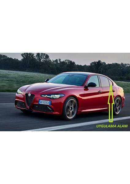 Alfa Romeo Logo Kelebek Cam Damla Desen Logo Arma Seti modelleri