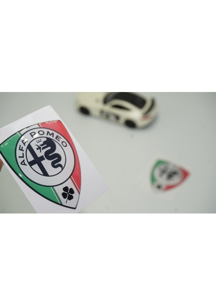 Alfa Romeo Logo Çamurluk Yanı Damla Desen Logo Arma Seti indirimleri