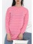 Shopamani Çizgili Tunik Pembe - 11313.1567. 3