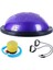 Dikenli Masaj Nokta Bosu Ball, Denge Yarım Pilates & Yoga Topu Mor 1