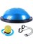 Dikenli Masaj Nokta Bosu Ball, Denge Yarım Pilates & Yoga Topu Mavi 1