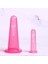 Silikon Vakumlu Yüz Masaj Kupası, Facial Cupping 2'li Pembe 1