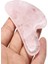 Pembe Kuvars Gua Sha Taşı Masaj Aleti 1