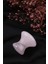 Mantar Kesim Gua Sha Pembe Kuvars Taşı Vücut ve Yüz Cilt Masaj Taşı MS0044 1