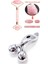 Pembe Kuvars Jade Roller Yüz Masaj Taşı Gençleştirici & 3D Massager Sıkılaştırıcı Masaj Aleti 1