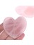 Pembe Kuvars Doğaltaş Kalp Gua Sha 1