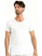 Beyaz Pamuk Sıfır Yaka Atlet 1