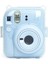 Instax Mini 12 Mavi Fotoğraf Makinesi - 10'lu Film - Kıskaçlı Stand - Pvc Albüm ve Simli Pleksi Kılıf Seti 4