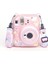 Instax Mini 12 Makine Uyumlu Pembe Simli Pleksi Kılıf 4