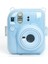 Instax Mini 12 Makine Uyumlu Mavi Simli Pleksi Kılıf 2