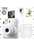 Instax Mini 12 Beyaz Fotoğraf Makinesi - 20'li Film - Kıskaçlı Resim Standı ve Simli Pleksi Kılıf Seti 1
