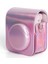 Instax Mini 12 Makine Uyumlu Pembe Parlak Deri Kılıf 3