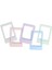 Instax Mini Film Uyumlu Lila Katlanılabilir Fotoğraf Çerçevesi 3