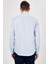 Erkek Açık Mavi Düz Slim Fit Uzun Kol Gömlek 2