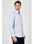 Erkek Açık Mavi Düz Slim Fit Uzun Kol Gömlek 3