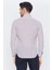 Erkek Beyaz Multicolor Çizgili Slim Fit Uzun Kol Gömlek 4