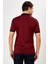 Erkek Bordo-Siyah Jakarlı Kısa Kol Polo Yaka T-Shirt 2