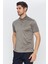 Erkek Antrasit Jakarlı Kısa Kol Polo Yaka T-Shirt 2