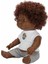 Dollz'n More Dada Kıvırcık Saçlı Bebek 35 cm - Gri Eşofman 4