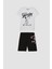 Erkek Çocuk Snoopy Kısa Kollu Şortlu Pijama Takımı A8608A823SM 6