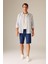 Slim Fit Kemerli Bermuda Şort N4990AZ20SM 3