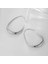 7mm Kadın Oval Küpe - Gümüş (Yurt Dışından) 3