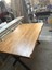 Açık Ceviz Kütük Cafe Masası 75X130 2