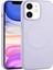 Apple iPhone 11 Kılıf Pu Deri Wireless Tacsafe Derix Sert Kapak Lila 1