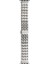 Apple Watch 7 41MM Kordon Metal Zigzag Fit Tasarım Desenli KRD86 Gümüş 3