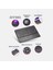 Duhalıne Denver TAQ-10252 Tablet Için Uyumlu Şarjlı Touchpadli Yuvarlak Tuş Rgb Bluetooth Klavye 4